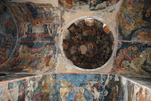Peribleptos church, Mistra, frescoes 