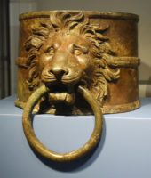 Lake Nemi: one of the bronze fittings from the huge boats built by Caligula