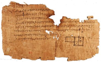 Euclid''s geometry from Oxyrhnchus, Wikipedia 