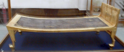Bed from Tutankhamun's tomb