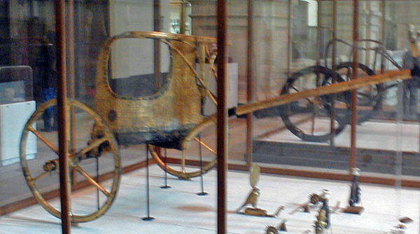 Chariot from Tutankhamun's tomb